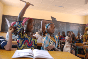 Classroom in Niger - Photo Credit: PLAN