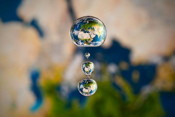 A drop of liquid