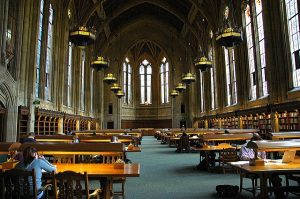 The Suzzallo Library, Seattle, Washington. Photo by Wonderlane.