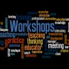 New Workshop strand for Conference 2017 Word cloud for workshops
