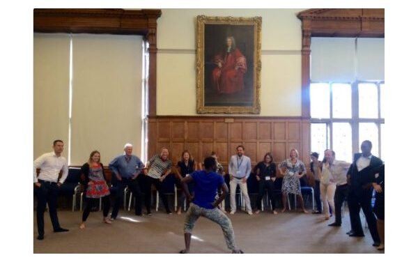 Dance workshop at conference