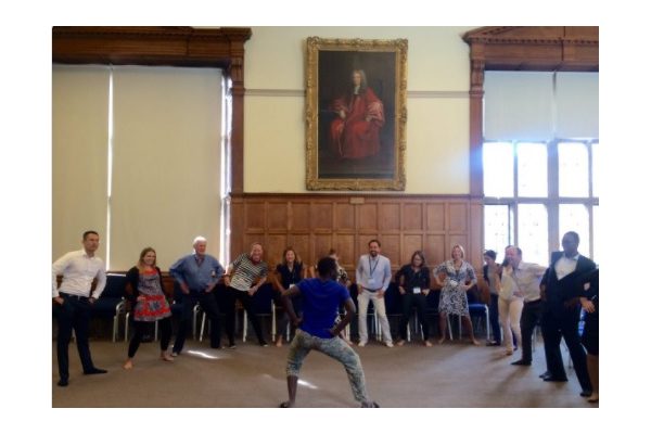 Dance workshop at conference