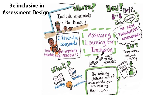 Be inclusive in assessment design