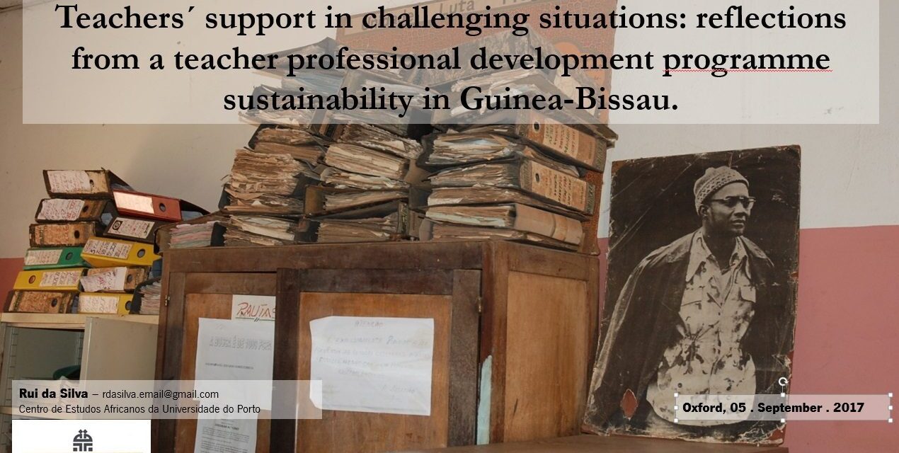 Teachers´ support in challenging situations: reflections from a teacher professional development programme in Guinea-Bissau Image with piles of files