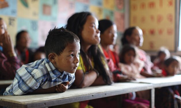 Children in classroom