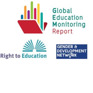 GEMR, Right to Education and Gender and Development Network logos