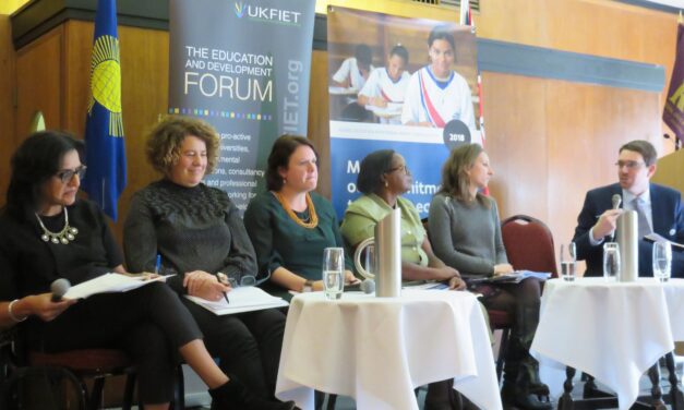 Panel at Gender launch of GEM Report 2018