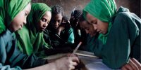Documenting girls’ educational performance in developing countries DFID is committed to get more girls into school and improve their lives through education. Picture: Gary Calaf/Save the Children Fund.
