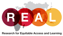 Logo for REAL - Research for Equitable Access and Learning, University of Cambridge