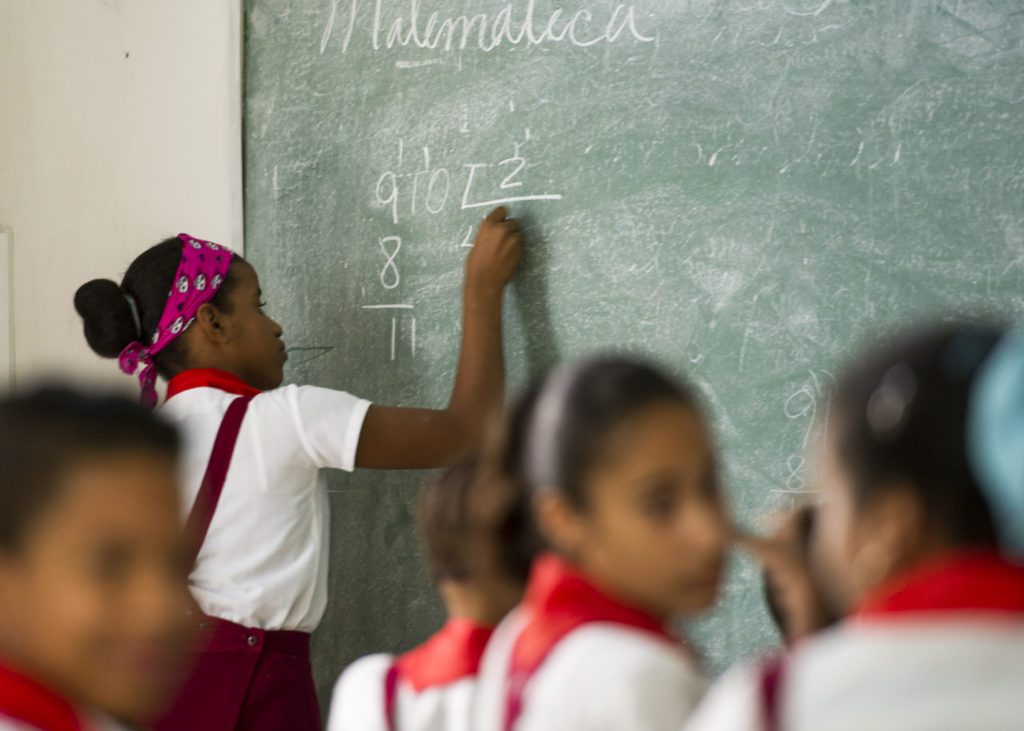 Classroom in Old Havana - photo credit UN Photo/Mark Garten