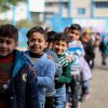 2019 Global Education Monitoring Report – UK Launch, 20 November Palestine refugee students on their first day in UNRWA schools in the second semester in Gaza. © 2017 UNRWA Photo by Rushdi Sarraj