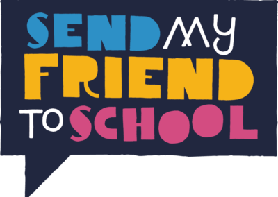 Send my friend to school logo