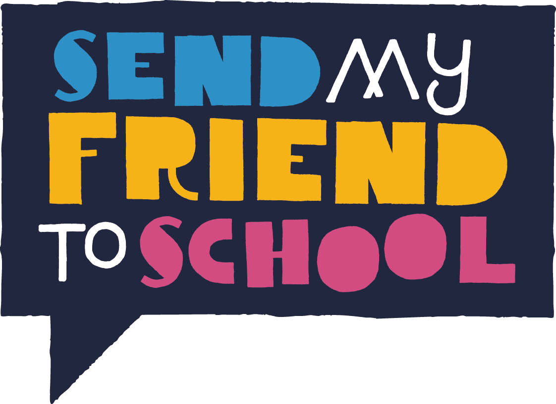 Send my friend to school logo