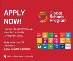 Global Schools’ Advocate Program – Apply Now