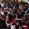 Peak aid and time for something different: sustainable financing for education University of Ghana students listen to their political science professor, Dr. Evans Aggrey-Darkoh in Accra, Ghana on October 14, 2015. Photo © Dominic Chavez/World Bank