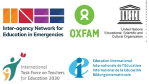 INEE, Oxfam, logos