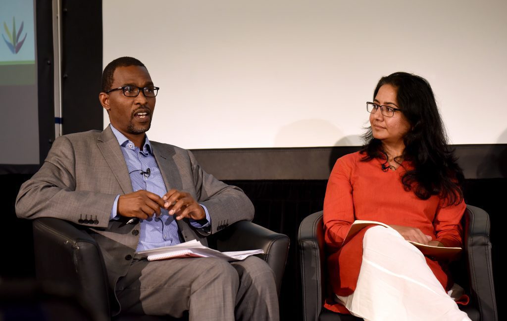 Moses Oketch and Nidhi Singal, closing plenary 2019