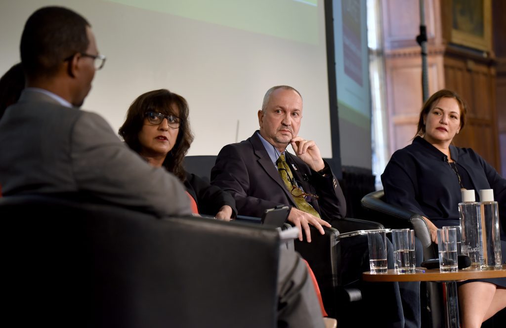 Ritula Shah, Colin Bangay and Andria Zafirakou