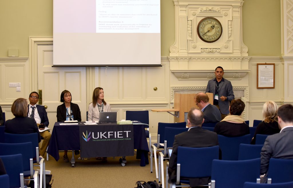 Panel of presenters at the conference