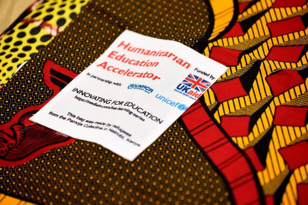 Humanitarian Education leaflet on some African textiles at the conference