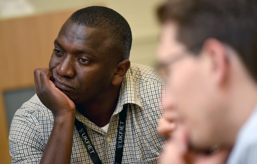 male delegate at the conference