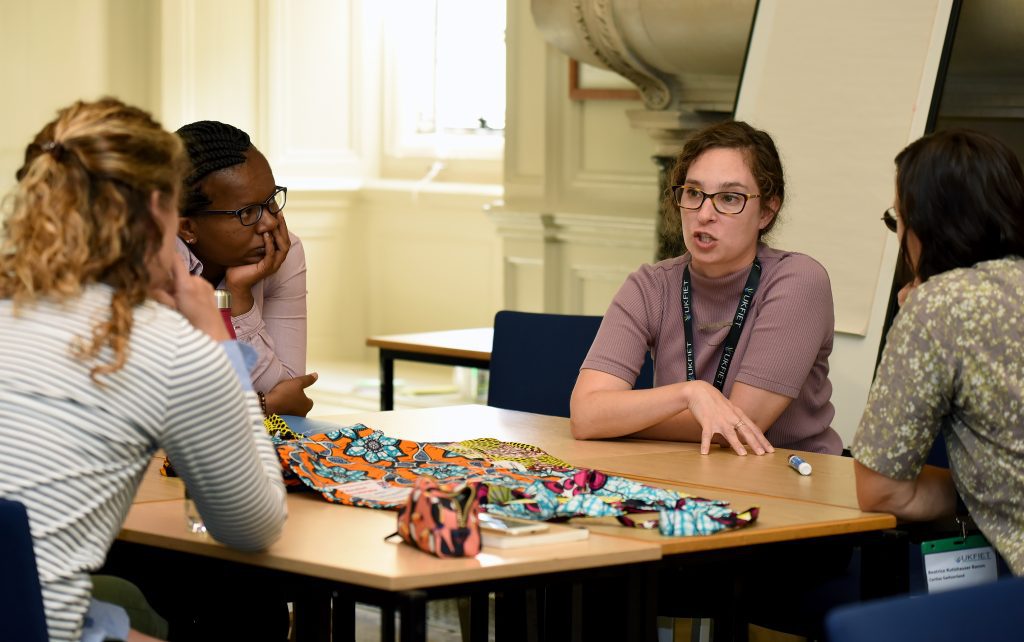 Delegates at a workshop at the conference