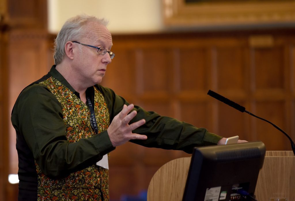 Simon McGrath, presenting at the 2019 conference