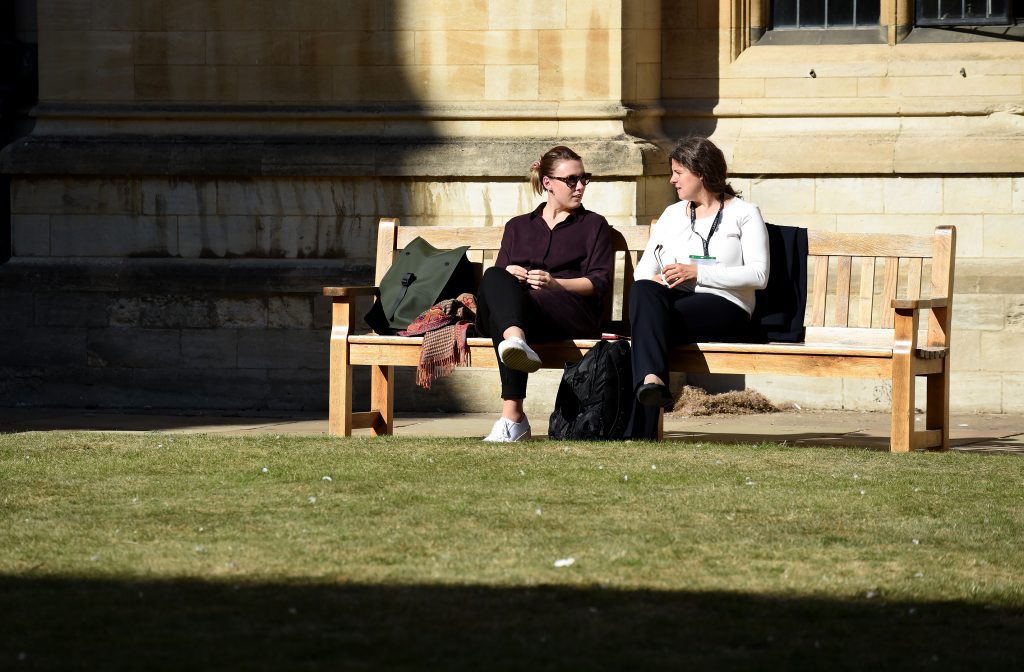 Delegates sitting in the quod at the Examination Schools 2019