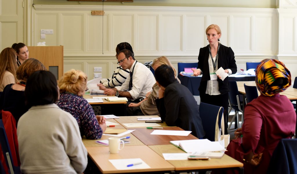 A workshop session at the conference