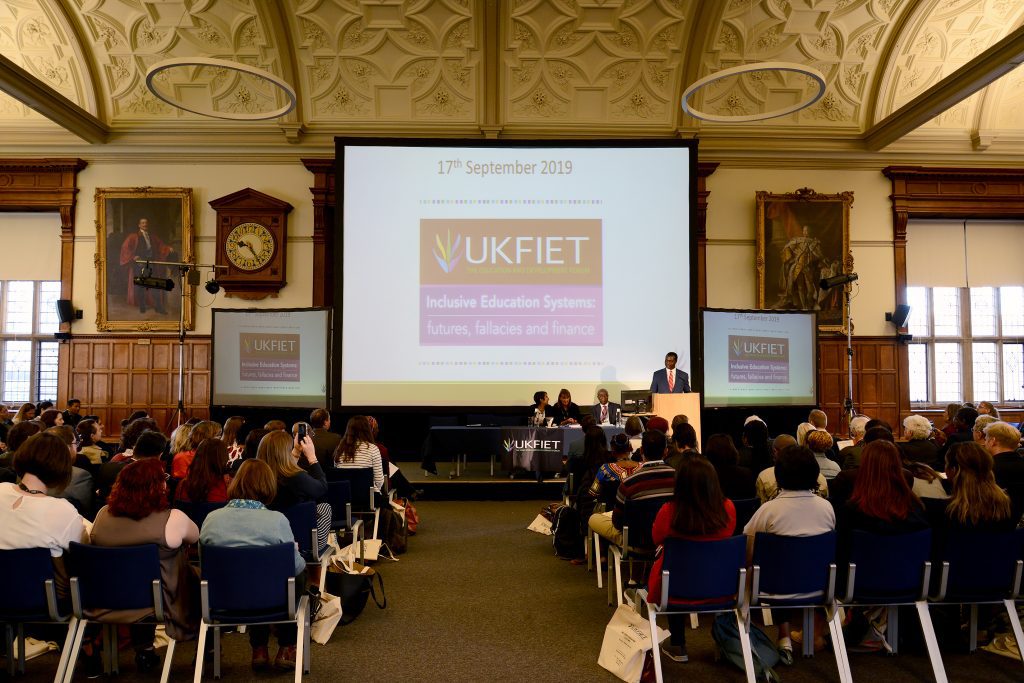 UKFIET 2019 Opening Plenary from rear of the room