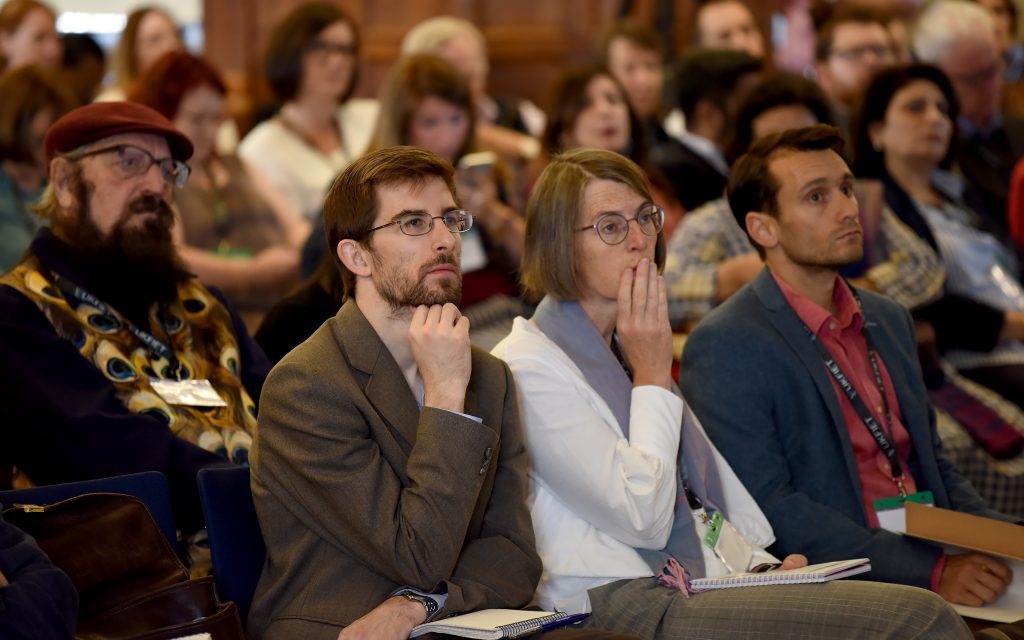 Delegates watching UKFIET 2019 Opening Plenary