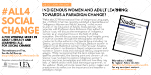 WEBINAR: Indigenous Women and Adult Learning