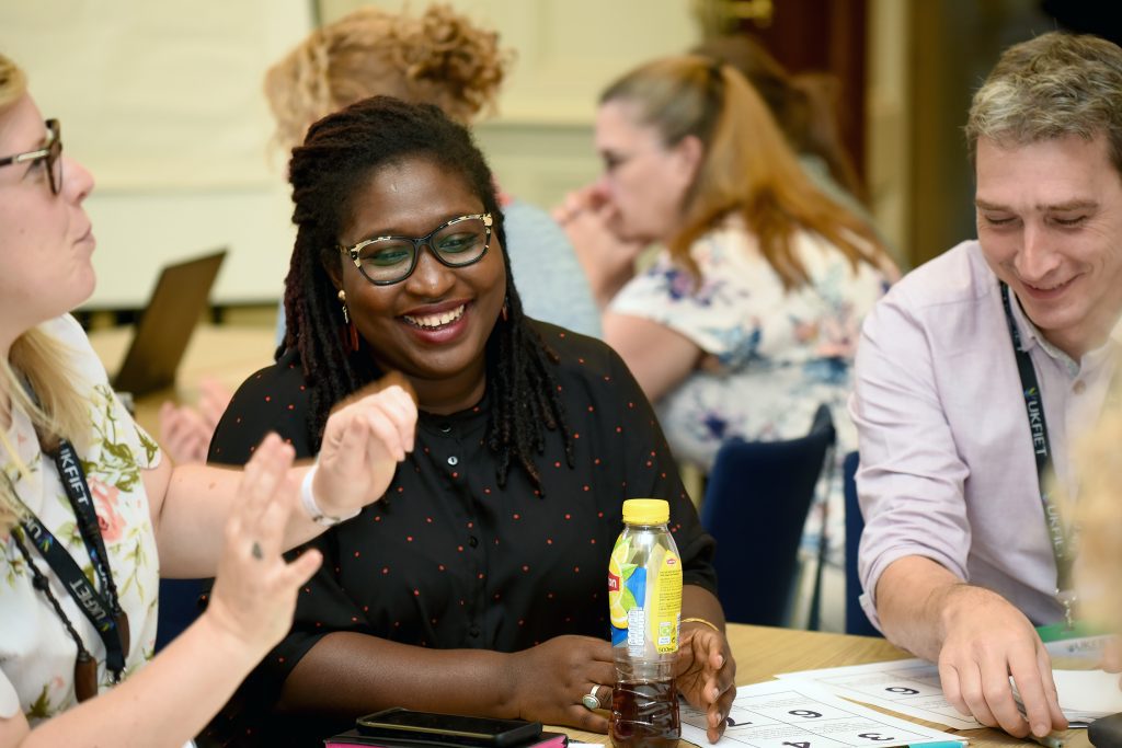 Delegates in a workshop at the conference