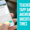 Teacher Tapp data – answers in uncertain times Oriel Square_Teacher Tapp