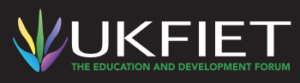 UKFIET Logo on black background