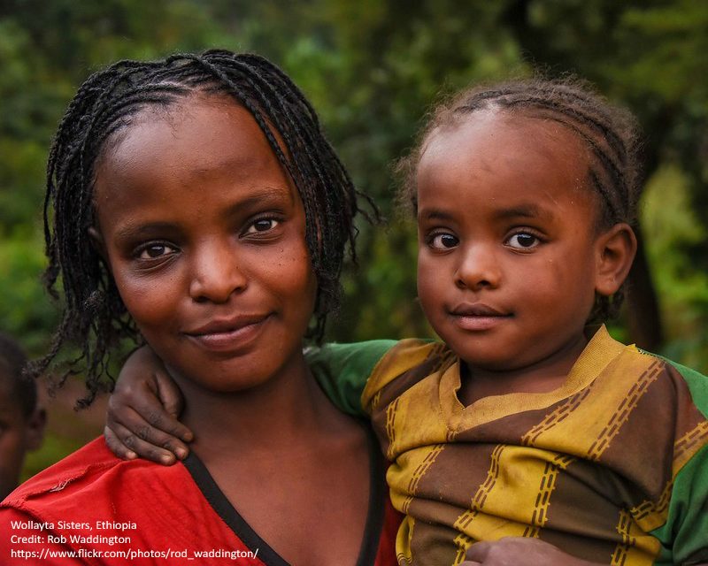 Ethiopian girls Photo credit :Rod Waddington