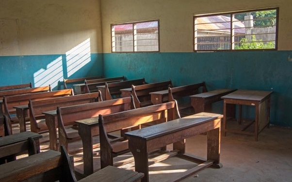 Empty class room