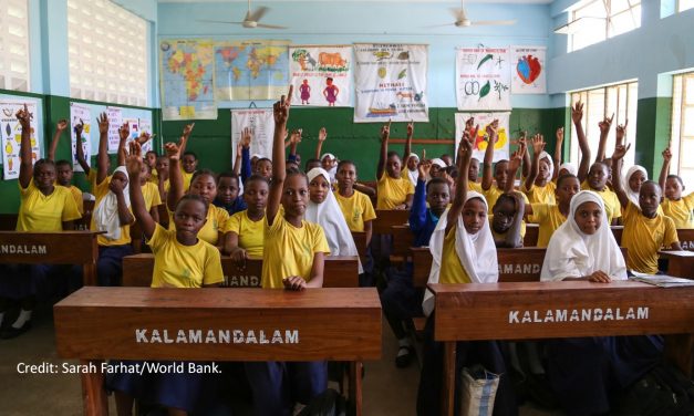 Primary Seven class in Tanzania