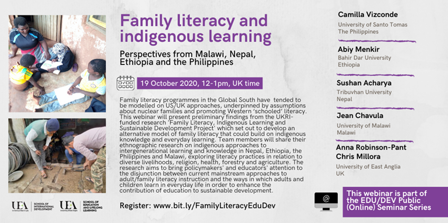 Family literacy and indigenous learning: perspectives from Malawi, Nepal, Ethiopia and the Philippines
