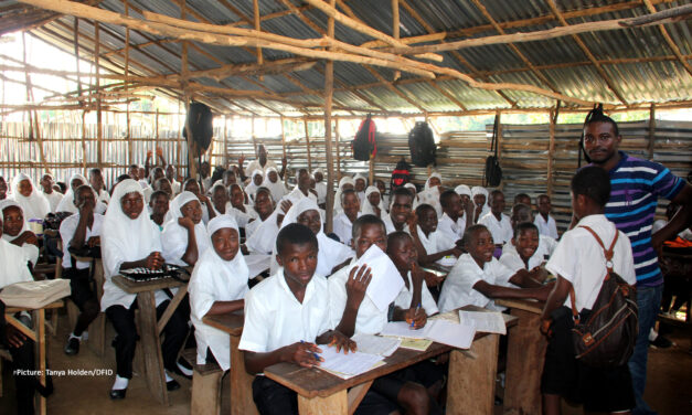 Children in a classroom in Sierra Leone