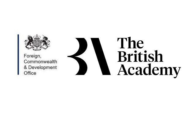 FCDO logo and British Academy Logo