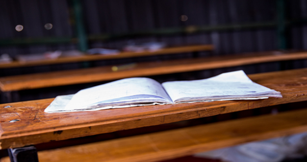 book on desk