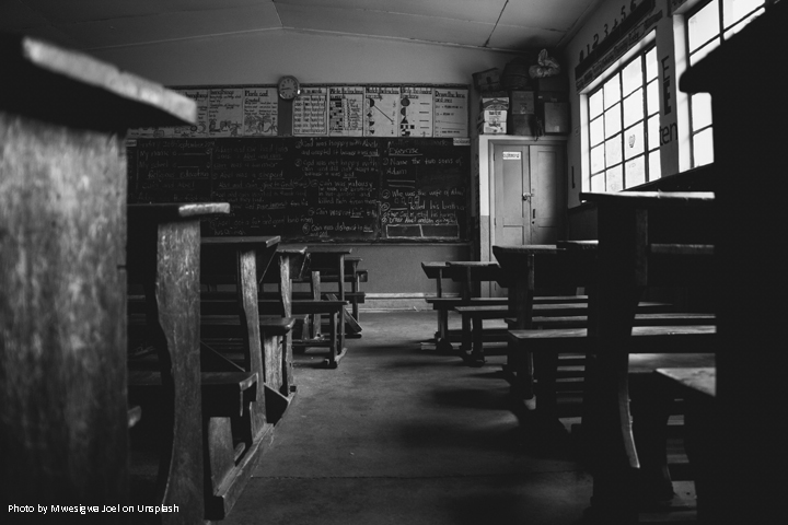 Empty class room