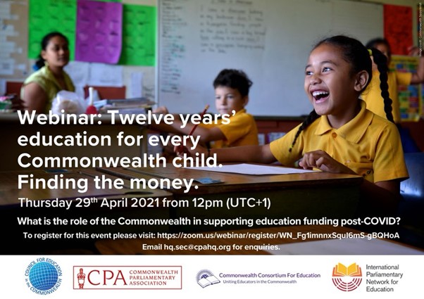 Twelve years’ education for every Commonwealth child. Finding the money