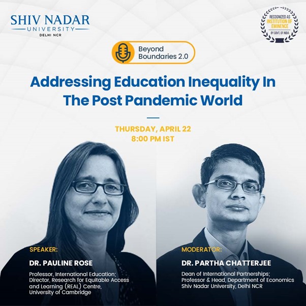 Beyond Boundaries 2.0: Seminar 3 | Addressing Education Inequality In The Post Pandemic World