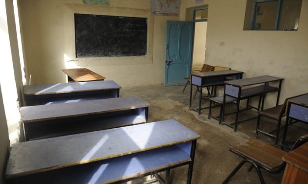 Empty classroom