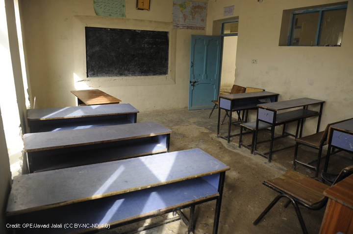 Empty classroom