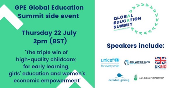 'The triple win of high-quality childcare; for early learning, girls’ education and women’s economic empowerment’