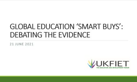 UKFIET event – Global Education ‘Smart Buys’: Debating the Evidence