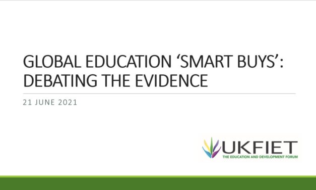 Global Education "Smart Buys" Debating the Evidence